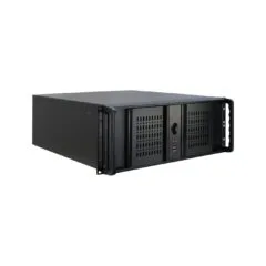 Inter-Tech IPC 4U-4098-S 4U Rackmount Server Case - Black Steel ATX/Micro-ATX/Mini-ITX