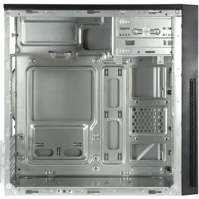 Inter-Tech IT-6521 Straight Micro-ATX/Mini-ITX Micro Tower PC Case - Black — image 4