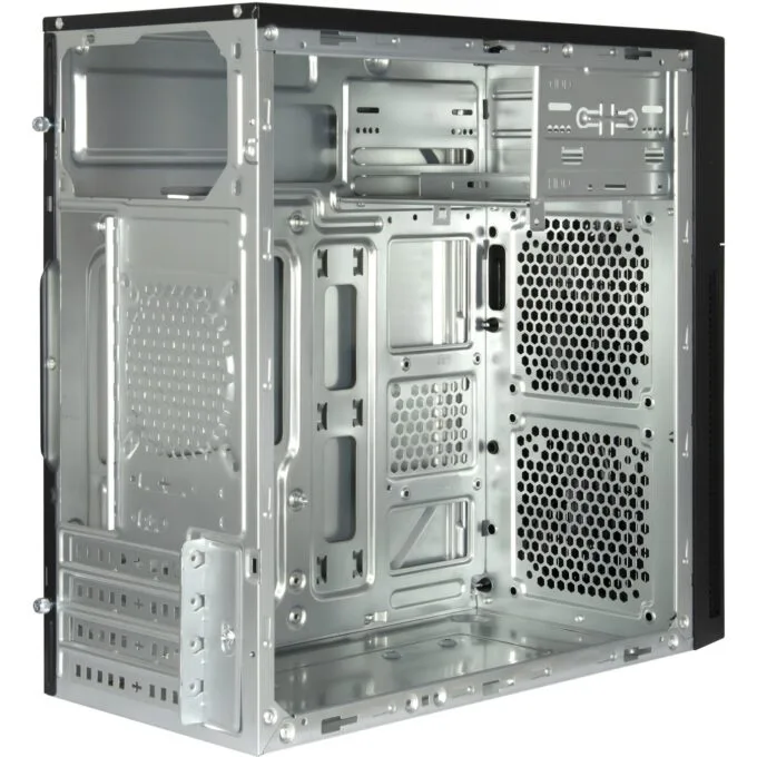 Inter-Tech IT-6521 Straight Micro-ATX/Mini-ITX Micro Tower PC Case - Black — image 6