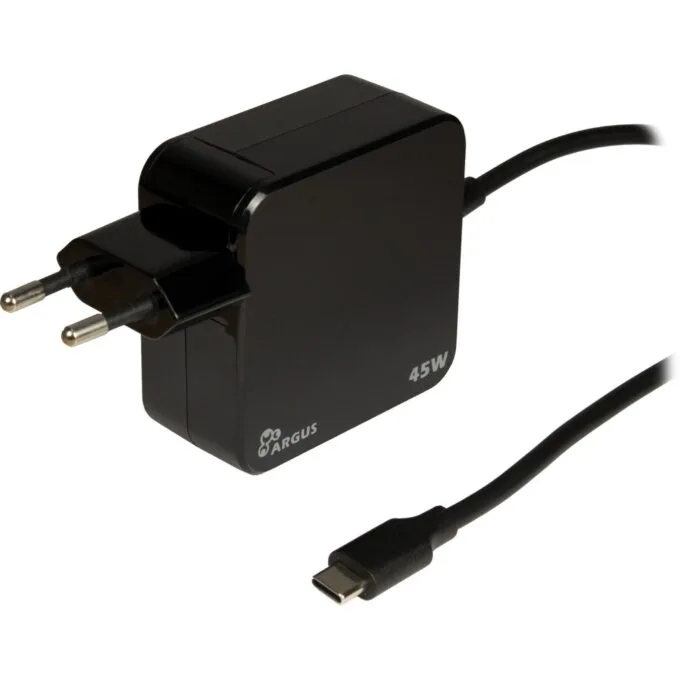 Inter-Tech USB-C 45W Charger - PD-2045 - Black — image 1