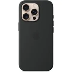 iPhone 16 Pro Silicone Case with MagSafe - Black