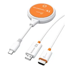 j5create Screencast Wireless Display Extender USB-C to HDMI Transmitter Receiver - JVAW62 - 1080p