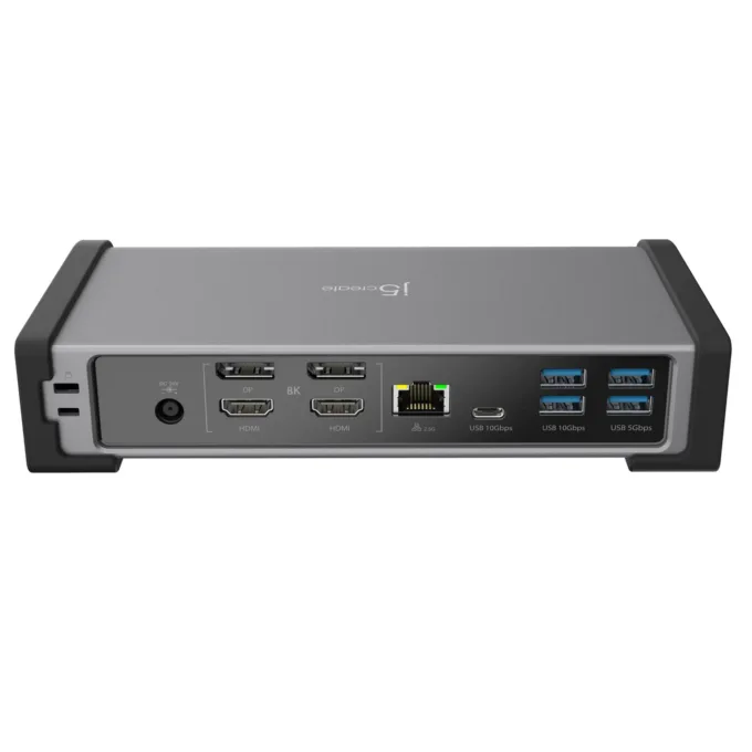 j5create Thunderbolt 4 Docking Station 15-in-1 - JTD568 - Supports 4 x 4K Displays 10Gbps with 135W PSU — image 3