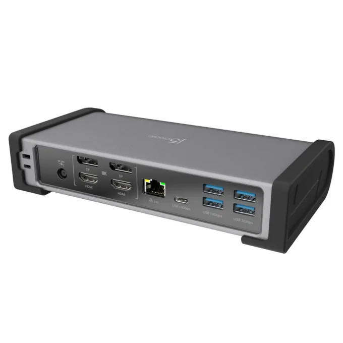 j5create Thunderbolt 4 Docking Station 15-in-1 - JTD568 - Supports 4 x 4K Displays 10Gbps with 135W PSU — image 1