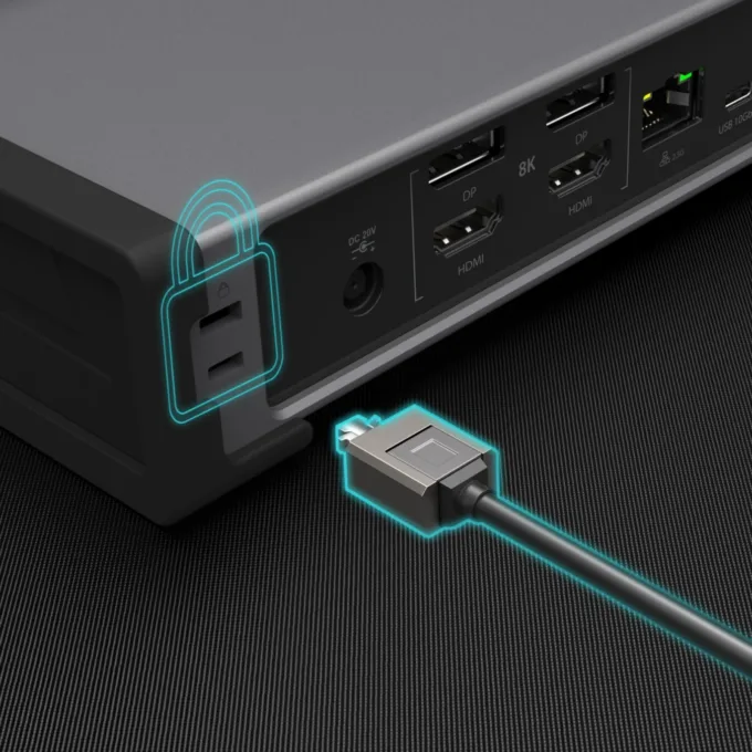 j5create Thunderbolt 4 Docking Station 15-in-1 - JTD568 - Supports 4 x 4K Displays 10Gbps with 135W PSU — image 9