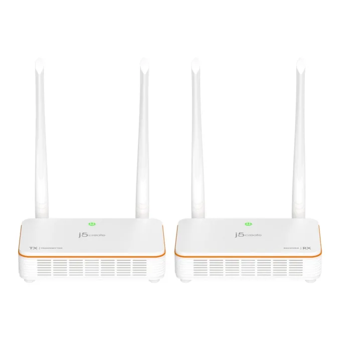 j5create Wireless Display HDMI Extender - JVAW53 - 1080p with IR 60m — image 1