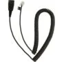 Jabra Anschlusskabel QD auf RJ10 - 8800-01-37 - Black, 0.5 m cable with 2 m coiled length