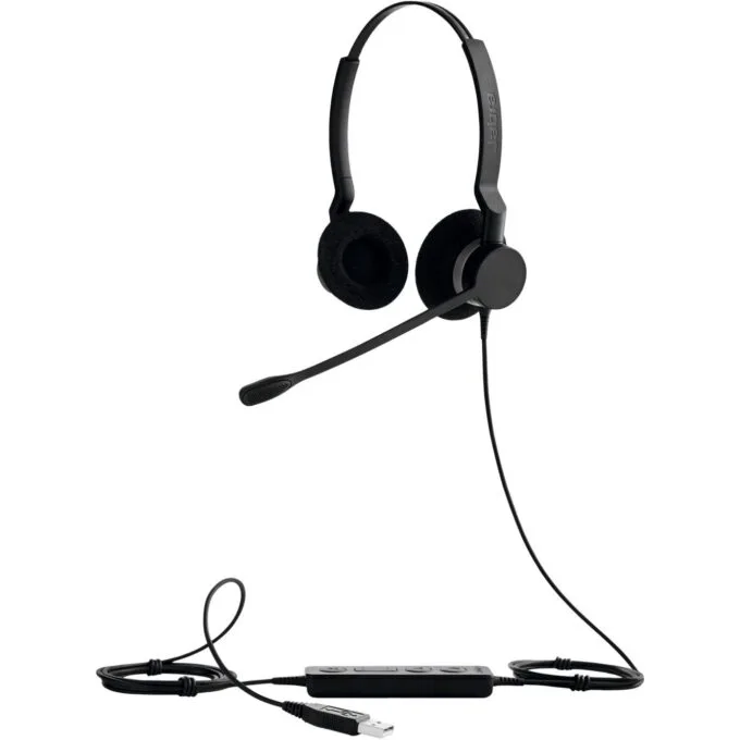 Jabra BIZ 2300 USB Duo MS NC Überkopfbügelmodell - BIZ 2300 - Black — image 4
