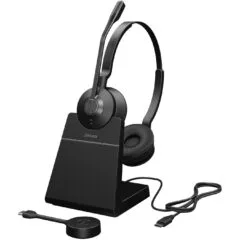 Jabra Engage 55 SE Stereo UC Headset - Link400c - Black