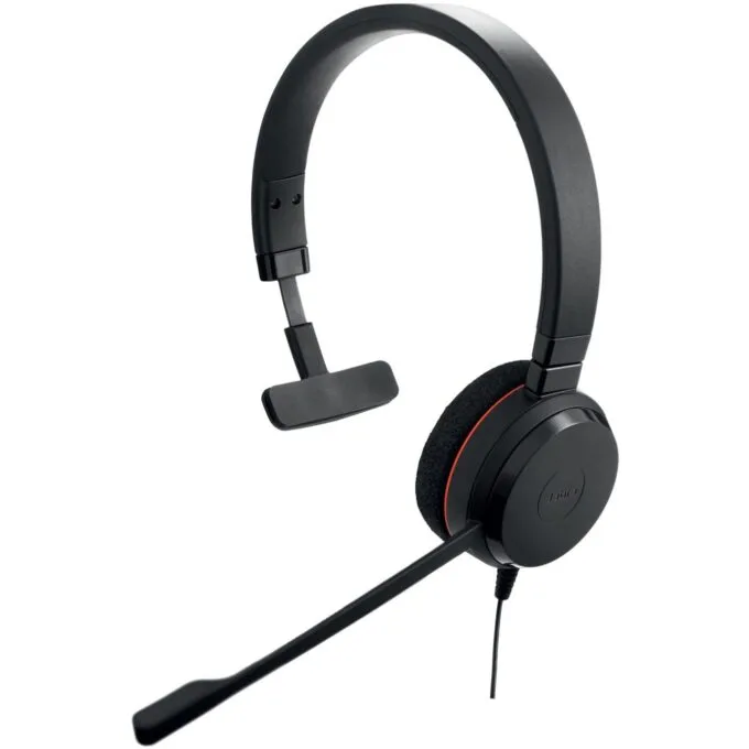 Jabra Evolve 20 UC Mono USB Headset - Evolve 20 UC - Black — image 1