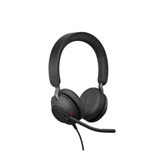 Jabra Evolve 20 UC Stereo Headset - 4999-829-209 - Black, USB-A, Noise-Cancelling Mic — image 2