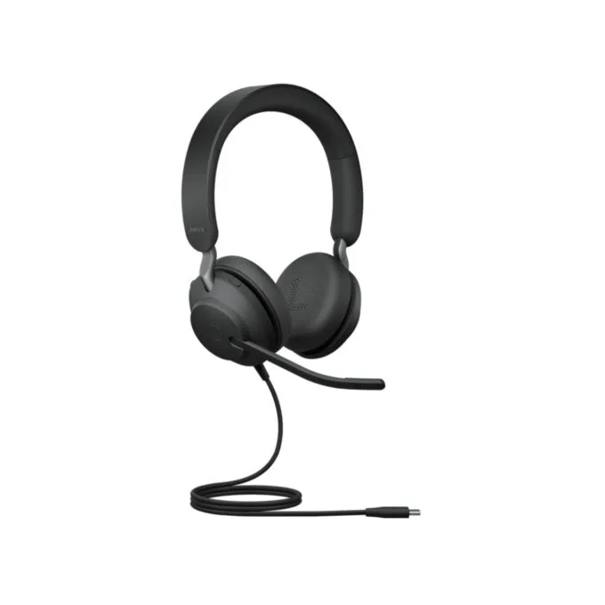 Jabra Evolve 20 UC Stereo Headset - 4999-829-209 - Black, USB-A, Noise-Cancelling Mic — image 4