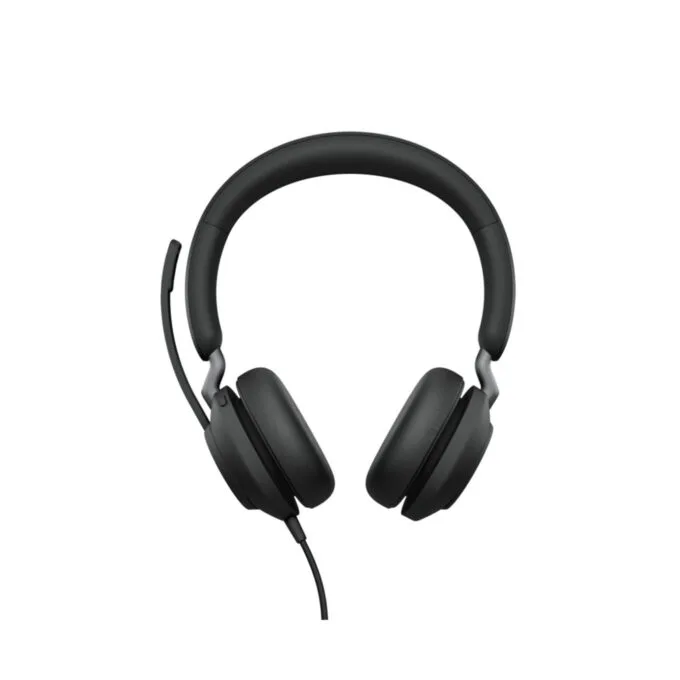 Jabra Evolve 20 UC Stereo Headset - 4999-829-209 - Black, USB-A, Noise-Cancelling Mic — image 1