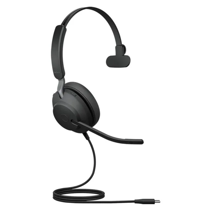 Jabra Evolve2 40 SE USB-C. UC Mono - Evolve2 40 SE - Black — image 2