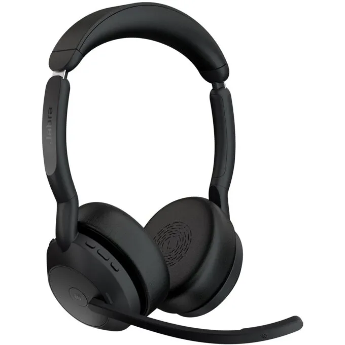 Jabra Evolve2 55 Link380a MS Stereo Stand - Link380a - Over-ear Closed, 2.4 GHz USB-A wireless — image 2