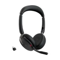 Jabra Evolve2 65 Flex MS Stereo USB-C - Evolve2 65 - Over-ear Closed, USB-C, Black, PU Leather cushions