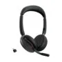 Jabra Evolve2 65 Flex MS Stereo USB-C - Evolve2 65 - Over-ear Closed, USB-C, Black, PU Leather cushions