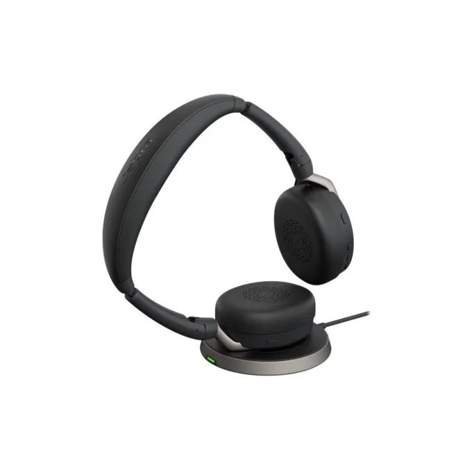Jabra Evolve2 65 Flex UC Stereo headset, wired/wireless with Link380a UC - Evolve2 65 - Black — image 3