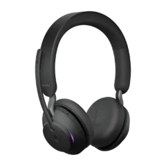 Jabra Evolve2 65 MS Stereo Headset USB-A Bluetooth 5.0 Black