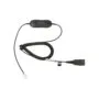 Jabra GN 1200 Smart Cord QD to RJ9 Cable - GN 1200 - 10-spiral