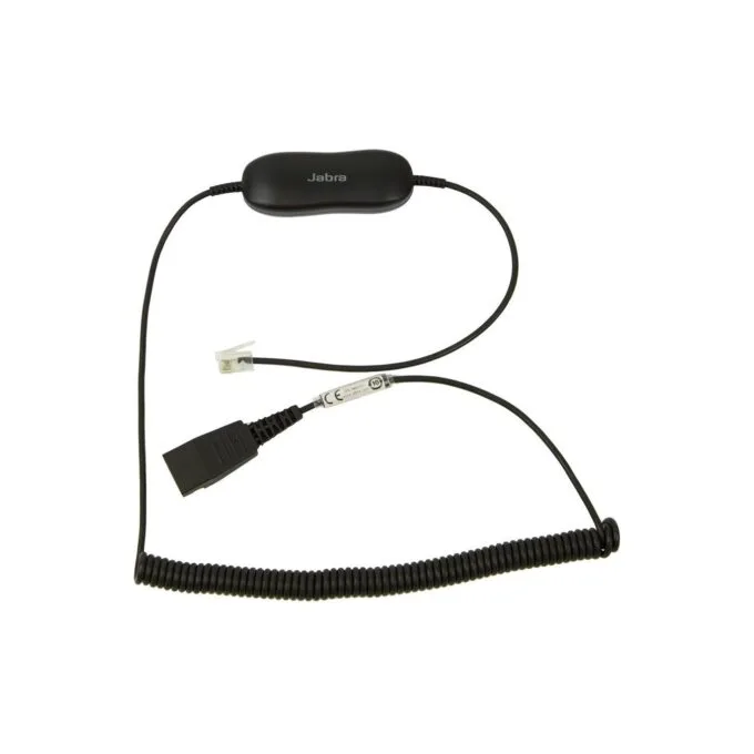 Jabra GN 1216 SmartCord QD to RJ9 Spiral Cable - GN 1216 - Quick Disconnect, RJ9 spiral — image 1