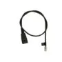 Jabra QD Cable - RJ10 Lucent & Cisco 79xx - Smooth finish
