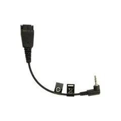 Jabra QD Cord to 2.5mm pin plug angulated 15cm - Panasonic GB500 PLX CA40