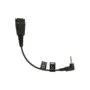 Jabra QD Cord to 2.5mm pin plug angulated 15cm - Panasonic GB500 PLX CA40
