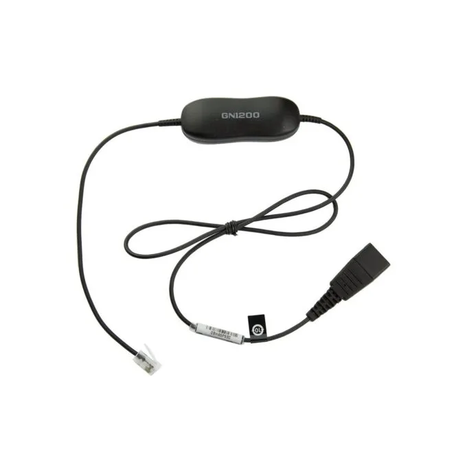 Jabra QD to RJ10 Smart Cord - GN 1200 - Smooth Finish — image 1