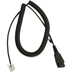 Jabra QD to RJ45 Compact headset adapter - Black
