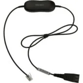 JABRA Smart Cord QD to RJ9 Cable - Straight 0.8 m with 8-Position Switch Configurator for STD Variants Headset