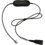 JABRA Smart Cord QD to RJ9 Cable - Straight 0.8 m with 8-Position Switch Configurator for STD Variants Headset