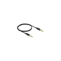 Jack cable 3.5mm 4Pin to 3.5mm 4Pin plug - Ultra Slim