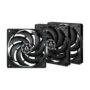 K ARCTIC Kühler P12 SLIM PWM PST 3pcs Value Pack - P12 SLIM PWM PST - 120mm slim fans, 3x PWM