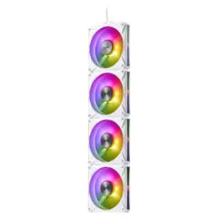 K COOLER XPG Hurricane MAG 120 ARGB PWM Lüfter 120mm weiß 4er Pack