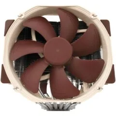 K NOCTUA NH-D15 SE-AM4 Processor Cooler Computer Cooling Component - NH-D15 SE-AM4 - Beige. Brown. Stainless steel