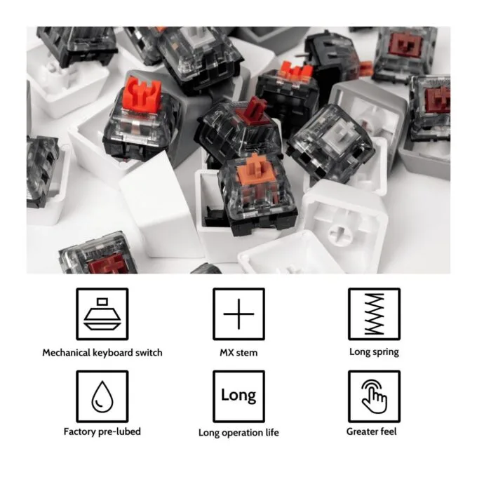 Kailh Super Speed Switch - G142 - Silver — image 2