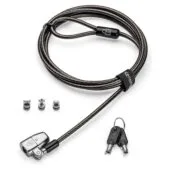 Kensington ClickSafe 2.0 Universelles 3-in-1 Laptopschloss T-Bar Nano & Wedge-Shaped