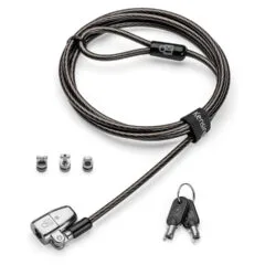 Kensington ClickSafe 2.0 Universelles 3-in-1 Laptopschloss T-Bar Nano & Wedge-Shaped