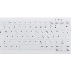 Keyboard Cherry Medical ACTIVE KEY AK-C4110 Wireless white - AK-C4110F-FU1-W GE - White