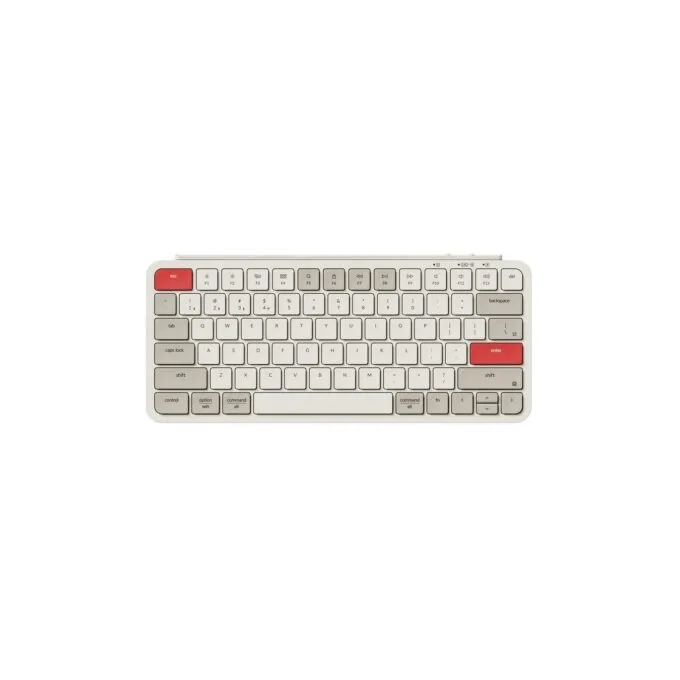 Keychron B1 Pro - B1P-K13 - Ultraslim Mini Wireless BT Keyboard ZMK Online customize Retro Red 75% US — image 1