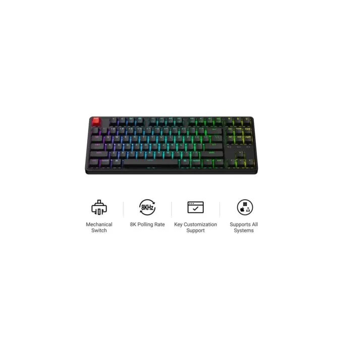 Keychron C3 Pro (C3PX-H1) QMK VIA Red Switch 8K 80% US RGB — image 2