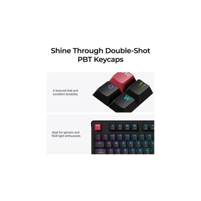 Keychron C3 Pro (C3PX-H1) QMK VIA Red Switch 8K 80% US RGB — image 7