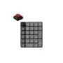 Keychron K0 Max K0M-H1 QMK Wireless Num Pad Low Profile Red Switch RGB