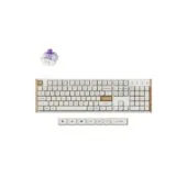 Keychron K10 HE (K10H-Q1) Special Wood Edition White Wireless Magnetic Hall Effect RGB 100% US