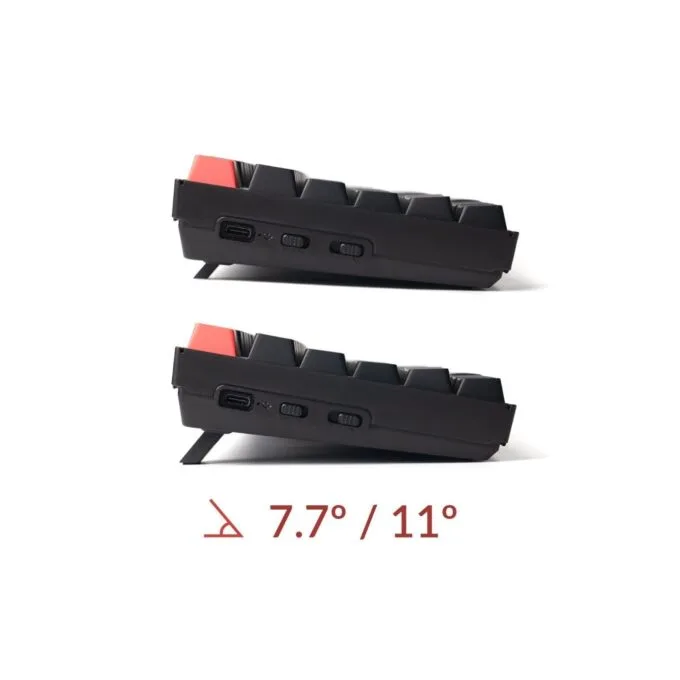 Keychron K10 V2 - K10X-B1 - QMK Wireless Mechanical Keyboard Red Switch RGB 100% US Layout — image 5