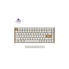 Keychron K2 HE K2H-Q1 75% Wireless Magnetic Hall Effect RGB Keyboard Wood White