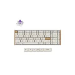 Keychron K4 HE K4H-Q1 Special Wood Edition White 96% US Hall Effect Keyboard