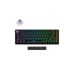 Keychron K6 HE K6H-J1 Shine-Through Wireless Magnetic Hall Effect RGB Keyboard 65% US