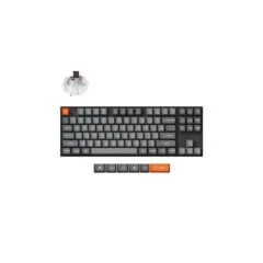 Keychron K8 Max K8M-B3 QMK Wireless Mechanical Keyboard Brown Switch RGB 80% US